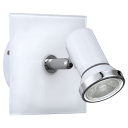 EGLO Tamara 1 Spot d'éclairage de surface Chrome, Blanc Ampoule(s) non remplaçable(s)