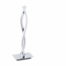 EGLO Lasana 2, Chrome, Blanc, Aluminium, Acier, Chambre à coucher, Salon, IP20, II, ENEC