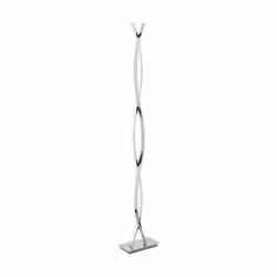 EGLO Lasana 2, Chambre à coucher, Salon, Chrome, Blanc, IP20, Aluminium, Plastique, Acier, II, 25000 h
