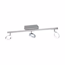 EGLO Cardillio 1, Spot d'éclairage de surface, Ampoule(s) non remplaçable(s), 3000 K, 400 lm, 220-240 V, Aluminium, Chrome