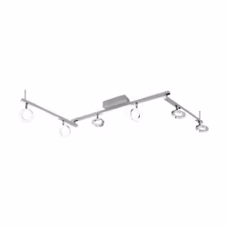 EGLO Cardillio 1, Spot d'éclairage de surface, Ampoule(s) non remplaçable(s), 3000 K, 400 lm, 220-240 V, Aluminium, Chrome