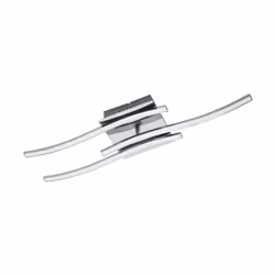EGLO Valmora, LED, Ampoule(s) non remplaçable(s), 3000 K, 470 lm, IP20, Chrome, Blanc