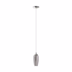 EGLO Farsala, Support flexible, Noir, Nickel, Transparent, Noir, Transparent, Acier, Verre, Intérieure