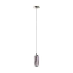 EGLO Farsala éclairage en suspension Support flexible G9 Noir, Nickel, Transparent