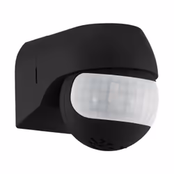 EGLO DETECT ME 1, Capteur de mouvement, Noir, Plastique, IP44, Noir, Capteur de mouvement