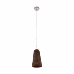 EGLO Donado, Support flexible, Marron, Acier satin, Marron, Acier, Intérieure, II