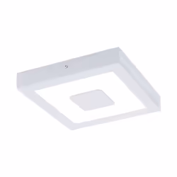 EGLO IPHIAS, Éclairage de mural/de plafond extérieur, Blanc, Plastique, IP44, II, Blanc