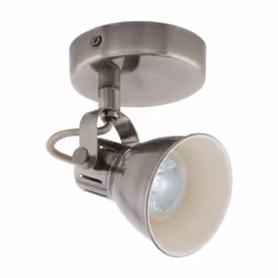 EGLO Seras, Spot d'éclairage de surface, Ampoule(s) non remplaçable(s), 6,6 W, 3000 K, 240 lm, Crème, Nickel