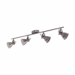 EGLO Seras, Spot d'éclairage de surface, Ampoule(s) non remplaçable(s), 6,6 W, 3000 K, 240 lm, Crème, Nickel