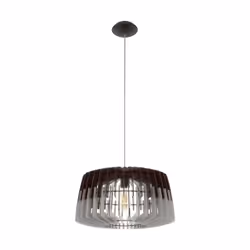 EGLO Artana, Support flexible, Noir, Gris, Nickel, Noir, Gris, Acier, Bois, Bois, Intérieure