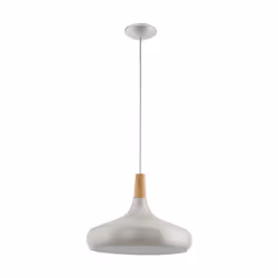 EGLO Sabinar, Support flexible, Marron, Argent, Marron, Acier, Bois, Bois, Intérieure