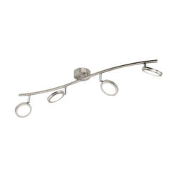EGLO Karystos Spot d'éclairage de surface Chrome, Nickel Ampoule(s) non remplaçable(s) LED