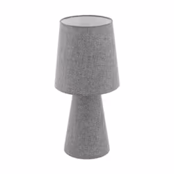 EGLO 97132, Gris, Tissu, II, E27, 2 ampoule(s), 12 W
