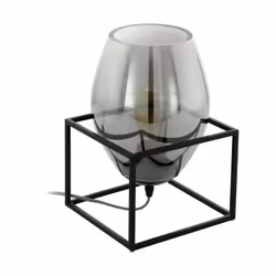 EGLO 97209, Noir, Verre, Acier, Salon, II, E27, 1 ampoule(s)