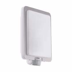 EGLO MUSSOTTO, Éclairage mural extérieur, Acier inoxydable, Blanc, Plastique, Acier inoxydable, IP44, II, Blanc
