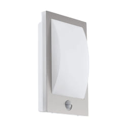 EGLO VERRES Éclairage mural extérieur E27 Acier inoxydable, Blanc