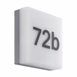EGLO CORNALE, Éclairage de mural/de plafond extérieur, Anthracite, Plastique, IP44, II, Blanc