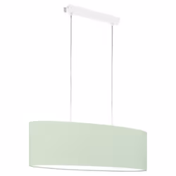 EGLO 97379, Support de fixation, Blanc, Vert, Acier, Tissu, Ovale