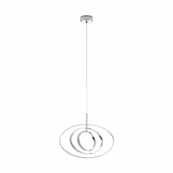 EGLO 97435, Chrome, Blanc, Blanc, Aluminium, Plastique, Acier, Plastique, Blanc, Intérieure