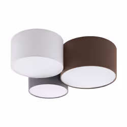 EGLO 97479, 3 ampoule(s), E27, Marron, Gris, Blanc
