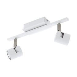 EGLO 97507 spot d'éclairage Spot d'éclairage de surface Nickel, Blanc GU10 LED 5 W