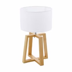 EGLO 97516, Salon, Blanc, Bois, Acier, Bois, II, E27, 60 W