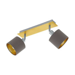 EGLO 97537 éclairage de plafond Marron, Or E14 LED