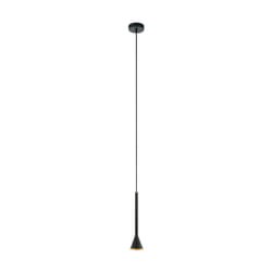 EGLO 97604 éclairage en suspension GU10 5 W LED Noir, Or