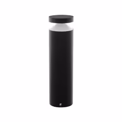 EGLO MELZO, Piedestal extérieur/Lampadaire, Noir, Plastique, IP44, I, Transparent
