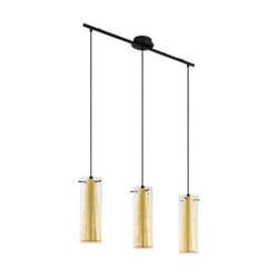 EGLO PINTO GOLD éclairage en suspension Support flexible E27 Noir, Or