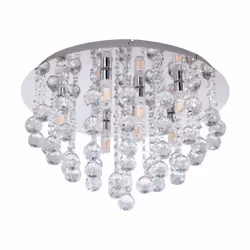 EGLO 97699, 8 ampoule(s), LED, G9, 360 lm, IP44, Chrome, Transparent
