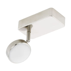 EGLO Corropoli-c Spot d'éclairage de surface Acier satin, Blanc Ampoule(s) non remplaçable(s)