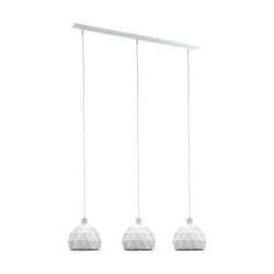 EGLO ROCCAFORTE éclairage en suspension Support flexible E14 40 W Blanc