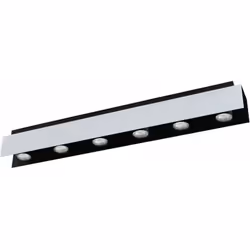 EGLO 97964, 6 ampoule(s), GU10, 2400 lm, Aluminium, Noir