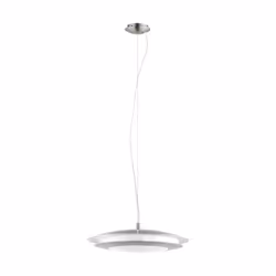 EGLO MONEVA-C, Ampoule(s) non remplaçable(s), 3400 lm, IP20, Nickel, Blanc