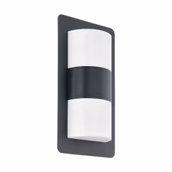 EGLO 98086, Surface, 2 ampoule(s), E27, IP44, Anthracite, Blanc