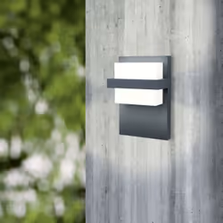 EGLO 98088 éclairage mural Anthracite Adapté à une utilisation extérieure E27 10 W