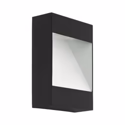 EGLO 98095, Éclairage mural extérieur, Anthracite, Blanc, Aluminium, IP44, Façade, Montage au mur