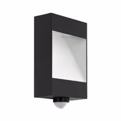 EGLO 98098, Surface, 1 ampoule(s), E27, 3000 K, IP44, Anthracite, Blanc