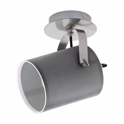 EGLO Villabate, Spot lumineux encastrable, E27, 1 ampoule(s), LED, 220-240 V, Gris, Acier