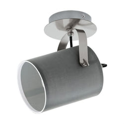 EGLO Villabate Spot lumineux encastrable Gris, Acier E27 LED 10 W