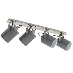 EGLO Villabate Spot lumineux sur rail Gris, Nickel E14