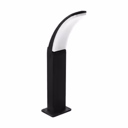 EGLO 98151, Piedestal extérieur/Lampadaire, Noir, Blanc, Aluminium, Plastique, IP44, Jardin, I