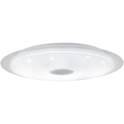 EGLO Moratica-A éclairage de plafond Argent, Transparent, Blanc LED