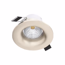 EGLO Saliceto, Spot lumineux encastrable, 1 ampoule(s), LED, 380 lm, 220-240 V, Nickel