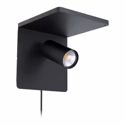 EGLO CIGLIE, Surface, 1 ampoule(s), GU10, 3000 K, IP20, Noir
