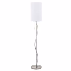 EGLO 98309, Aluminium, Nickel, Blanc, IP20, Aluminium, Acier, II, E27, Incandescent