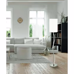 EGLO 98309 éclairage au sol E27 Incandescent Aluminium, Nickel, Blanc