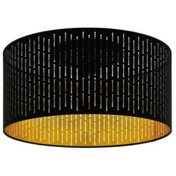 EGLO Varillas éclairage de plafond Noir, Or E27
