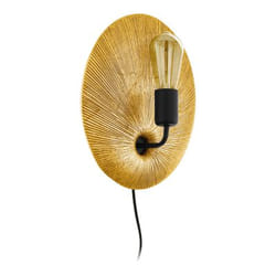 EGLO GASCUERIA Noir, Or Adapté à une utilisation à l'intérieur E27